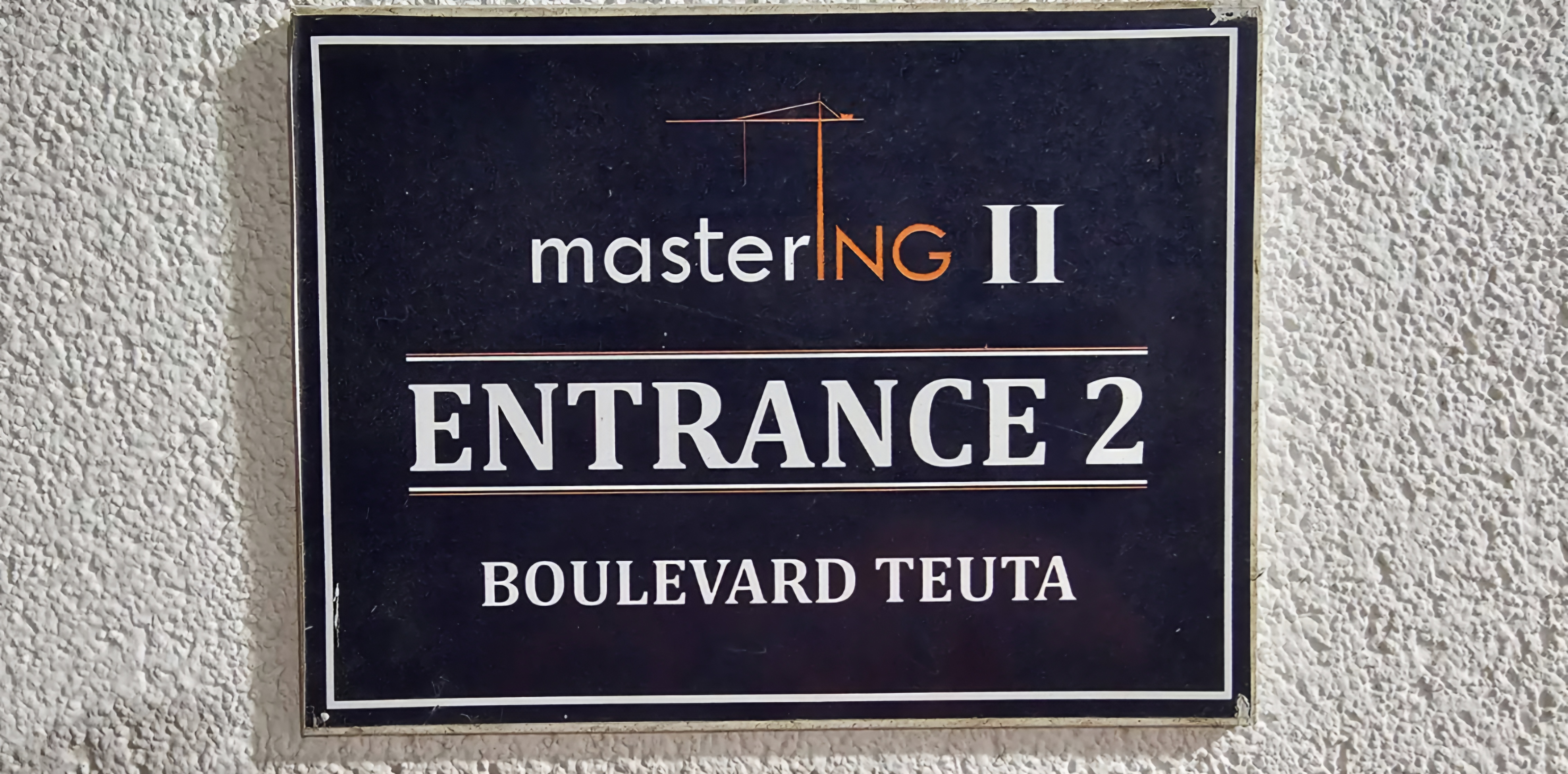 Apartment EtaNikol entrance sign, Ulcinj Montenegro